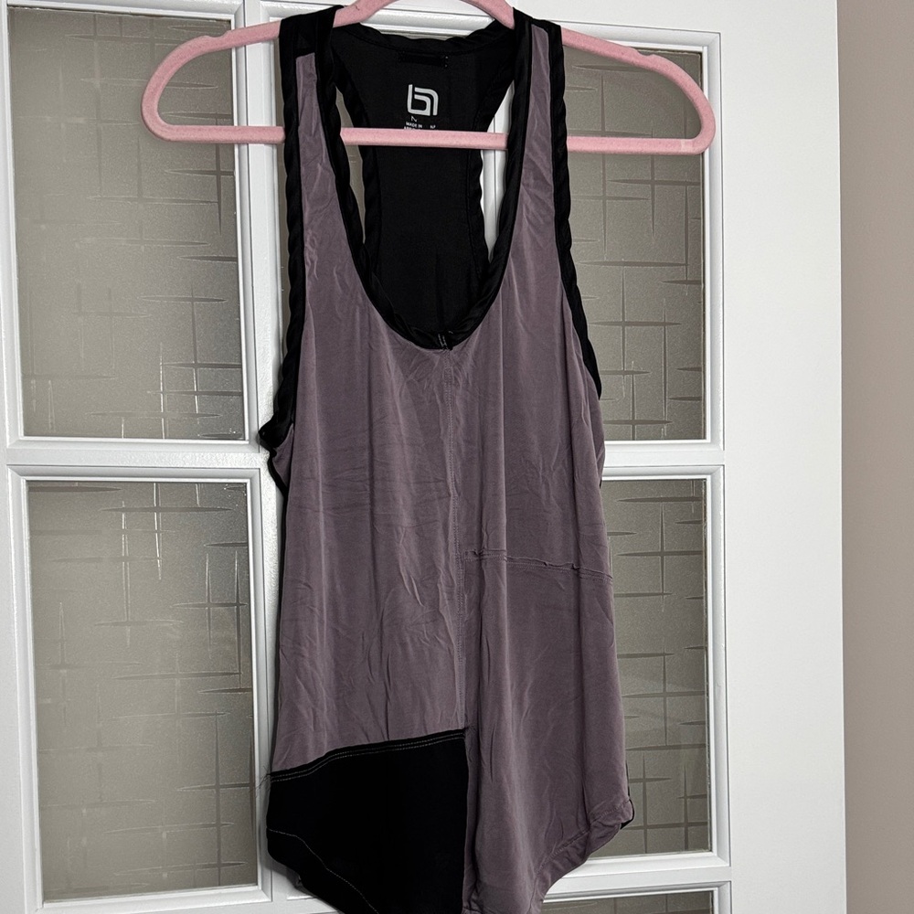 Blanc Noir Women's Tank Top - Black and Purple